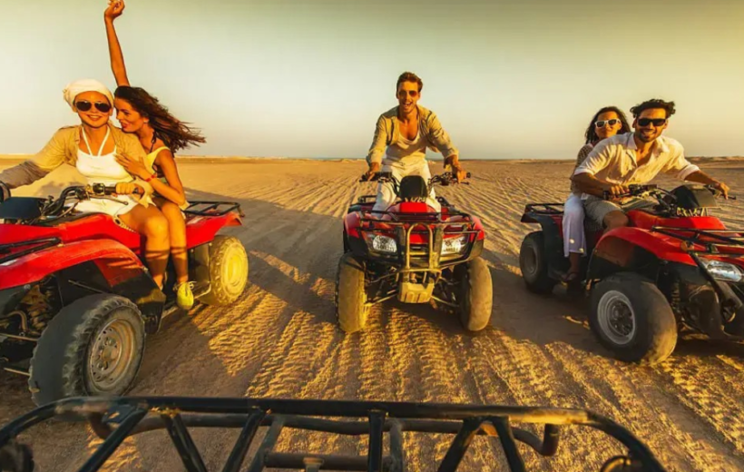 Sunset Quad Biking Adventure in Sharm with Show and Dinner-SE003